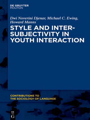 cover image of Style and Intersubjectivity in Youth Interaction